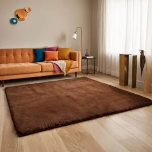 Karpet Bulu Rasfur anti slip empuk 150x100x4.5cm.  aesthetic mewah