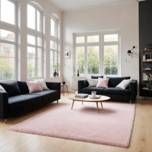 Karpet Bulu Rasfur anti slip empuk 200x120x3.5cm Anti slip  aesthetic mewah