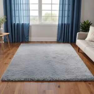 Karpet Bulu Rasfur anti slip empuk 150x100x2.5cm.  aesthetic mewah