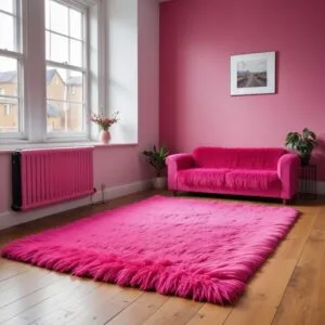 Karpet bulu rasfur ukuran 160x90X3.5CM