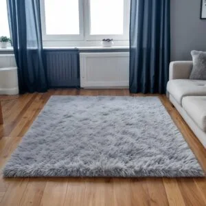 Karpet Bulu Rasfur anti slip empuk 150x100x3.5cm.  aesthetic mewah