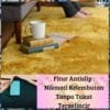 Karpet Bulu Rasfur anti slip empuk 200x120x4.5cm Anti slip  aesthetic mewah - Gambar 3