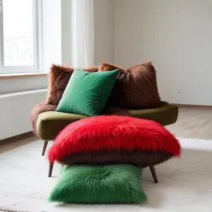 Bantal Sofa/Bantal Tidur Bulu Rasfur 2 in 1