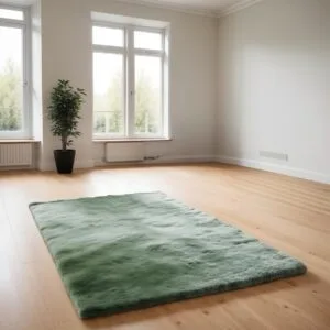 Karpet Bulu Rasfur empuk 120x100x2.5cm busa non anti slip | karpet aesthetic |karpet mewah