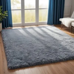 Karpet Bulu Rasfur empuk 200x150x2.5cm Anti slip. | karpet aesthetic|karpet mewah