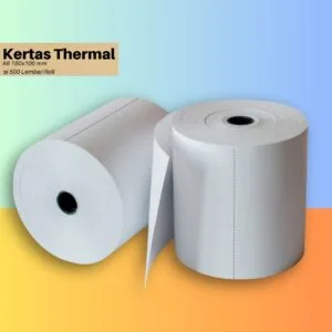 Kertas Thermal A6 100x150 mm Sticker/Kertas Barcode Roll isi 500 Sheet