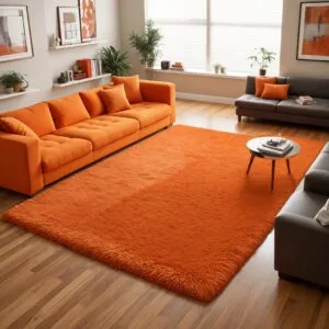 Karpet Bulu Rasfur empuk 200x120x3.5cm busa non anti slip  karpet aesthetickarpet mewah