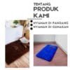 (ANTI SLIP) Sajadah bulu rasfur polos ukuran 115 cm x 65 cm cm isi busa sajadah rasfur aesthetic - Gambar 4