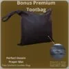 Sejadah Bulu Quilting Antislip Ukuran 115x60cm Free Tas Premium - Gambar 2