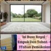 Karpet bulu rasfur ukuran 180X80X5.5CM ISI BUSA - Gambar 4