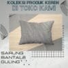 Sarung 1 SET bantal/guling  katun motif minimalis - Gambar 2