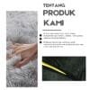 Sajadah Bulu Rasfur anti slip 115x65x3.5cm /ANTI SLIP - Gambar 4