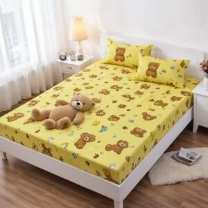 Sprei Motif Karakter Modern Bahan Katun 90x200/100x200/120x200/160x200/180x200/200x200