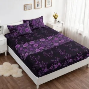 Sprei set bahan katun/lembut/adem motif elegan 90x200-200x200