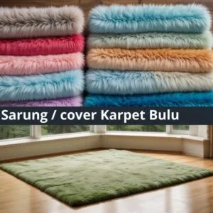 SARUNG KARPET BULU RASFUR UK 200 X 150 CM