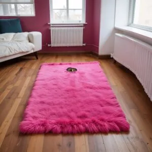 SAJADAH BULU RASFUR Anti slip tidak geser ukuran 115x65x3.5cm