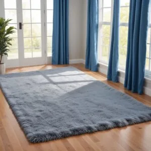 Karpet Bulu Rasfur empuk 200x120x4.5cm busa non anti slip  karpet aesthetickarpet mewah
