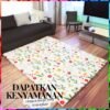 Kasur Busa Motif Minimalis Kasur Lipat Tebal & Empuk Busa ROYALFOAM karpet import - Gambar 2