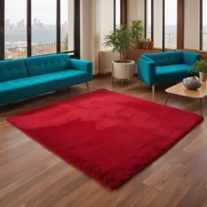 Karpet bulu rasfur empuk ukuran 200X160X3.5CM hdp | karpet aesthetic|karpet kamar tidur| mewah
