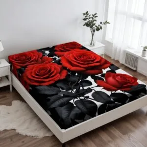 Sarung Kasur Resleting Motif Minimalis Sprei Busa Resleting Motif