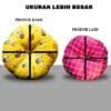 Bantal Duduk Bulat Donat Jumbo Alas Lesehan Donat Jumbo Bantal Sofa Donat - Gambar 3