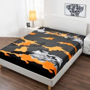 Cover Kasur Busa Resleting Motif Elegan Tinggi 20cm Sarung Kasur Busa