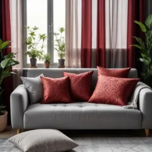 Sarung bantal kursi/Sarung Bantal Sofa Embos Resleting Mewah Aesthetic