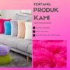 Sarung Bantal Kursi/Sofa Bulu Rasfur Polos UK 40 x 40cm dan 30 x 30cm - Gambar 3