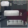 Alas Sofa Bulu Elatis Cover Penutup Sofa Sarung Kursi Ruang Tamu Sofa Sarung  Bed Size 200x170cm - Gambar 5