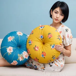 Bantal Duduk Bulat Donat Jumbo Alas Lesehan Donat Jumbo Bantal Sofa Donat