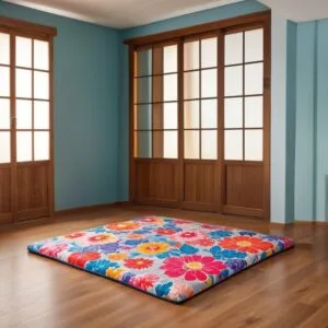 Kasur Busa ROYAL Lipat Tebal Motif Elegan Premium karpet import