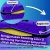 Sarung Kasur Busa Resleting dan sprei Resleting Polos Embos - Gambar 2