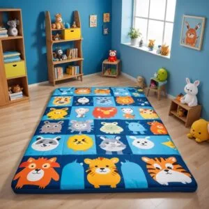 Kasur Busa Ukuran 200x150cm Kasur Lipat/Gulung Royalfoam karpet import