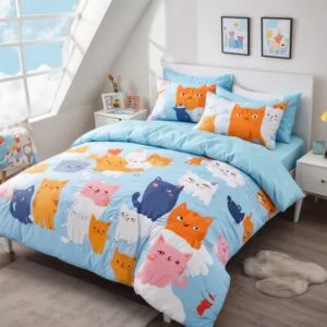 Sprei/spray set katun motif. Anak 90x200-200x200