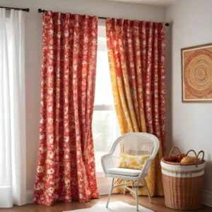 Gorden Jendela Motif Anak anak karakter L120cm X T225cm Free Tali&hook