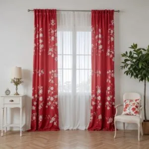 Gorden Jendela Gorden Pintu minimalis size L120cm X T225cm smokering