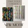 Gorden Kolong Meja Motif Elegan Dan Minimalis Terbaru Ukuran 100x70cm - Gambar 5