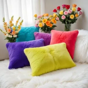 Bantal Sofa/Bantal Tidur Bulu Rasfur 2 Tampilan