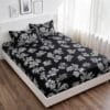 Sprei katun motif green tulips aesthetic anti geser king size - Gambar 3