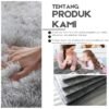 Karpet Bulu rasfur bulat isi polyfoam Uk diameter 100cm tebal 2,5cm - Gambar 4