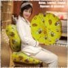 Bantal Duduk Bulat Donat Jumbo Alas Lesehan Donat Jumbo Bantal Sofa Donat - Gambar 2