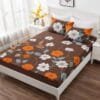 Sprei katun motif red roses aesthetic anti geser king size - Gambar 3