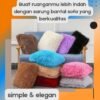 Sarung Bantal Kursi/Sofa Bulu Rasfur Polos UK 40 x 40cm dan 30 x 30cm - Gambar 2