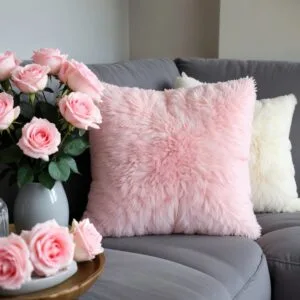 Sarung Bantal Bulu Kursi/Sofa Ukuran 40x40cm 30x30cm Elastis Glossy