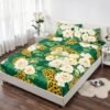 Sprei katun motif batik flowers aesthetic anti geser king size motif - Gambar 3